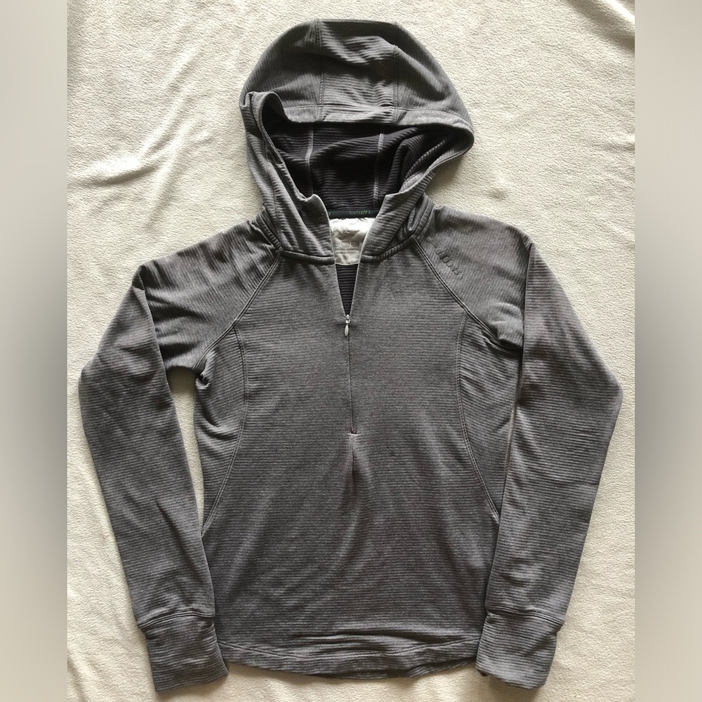 Brooks gray running half-zip